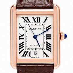 Cartier Tank Solo XL W5200026 18K Rose Gold Watch